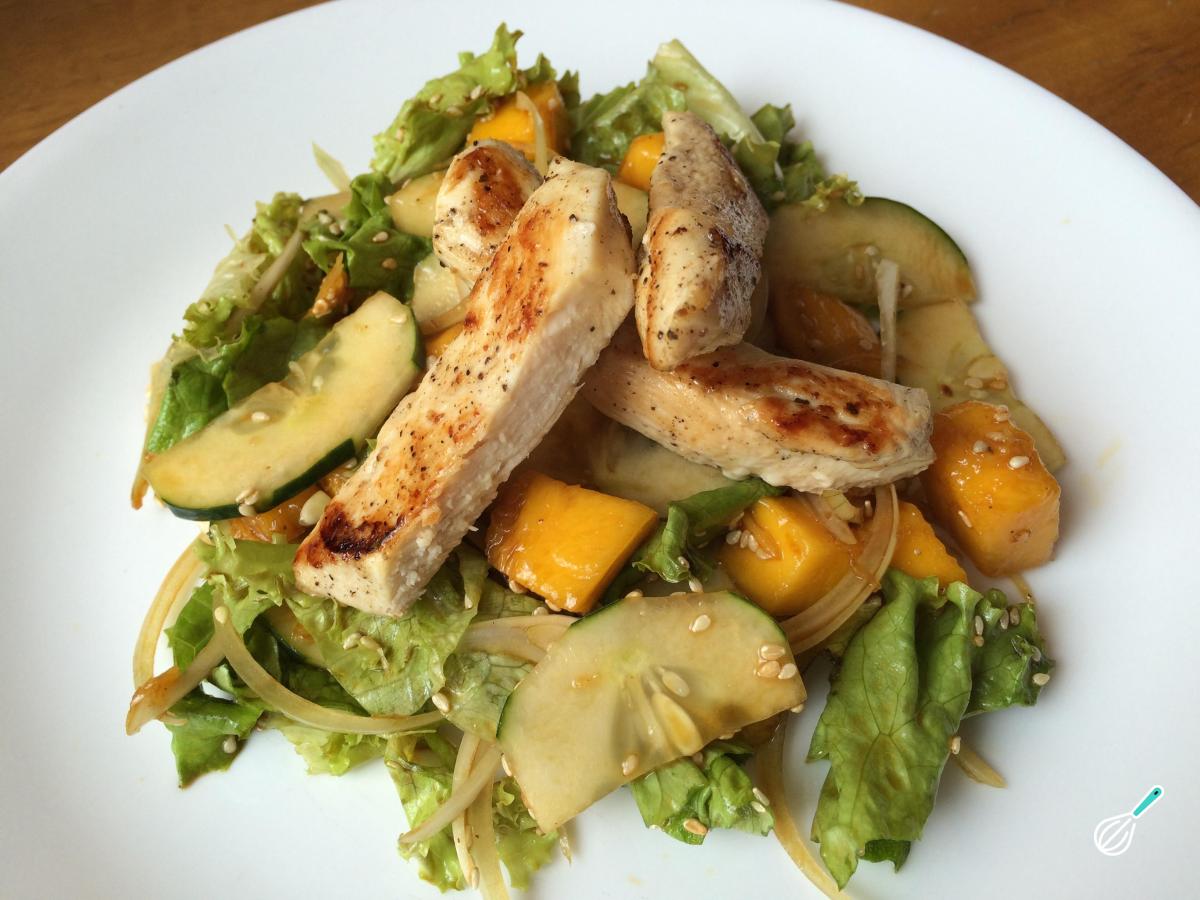 Receita de Salada asiática de frango