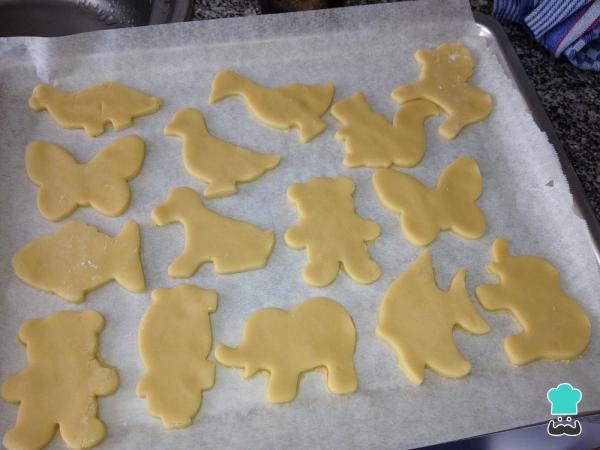 Receita de Biscoito de manteiga simples - Passo 3