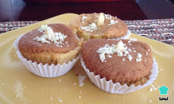 Receita de Cupcakes de amêndoa