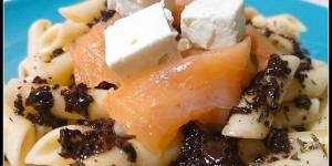 Receita de Salada de macarrão com salmão