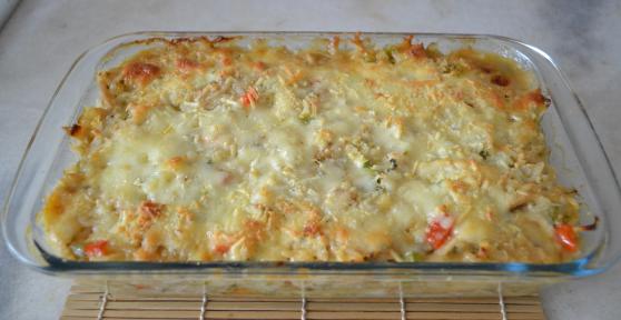 Receita de Arroz de forno com tender