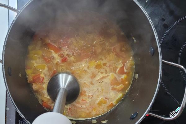 Receita de Creme de galinha tradicional - Passo 12