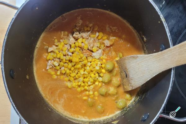 Receita de Creme de galinha tradicional - Passo 13