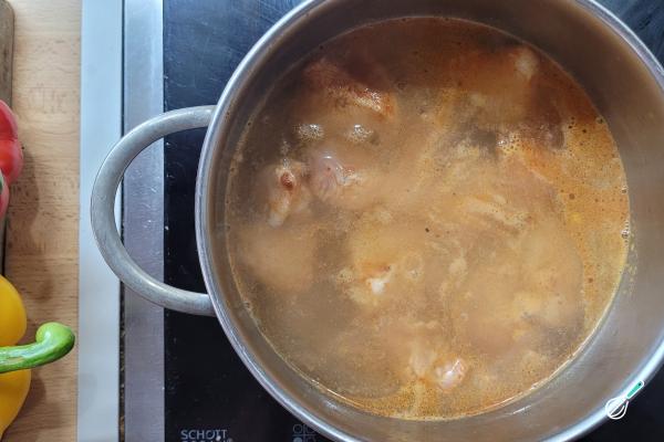 Receita de Creme de galinha tradicional - Passo 4