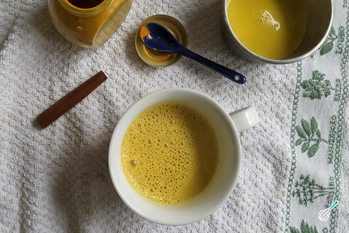 Receita de Leite dourado