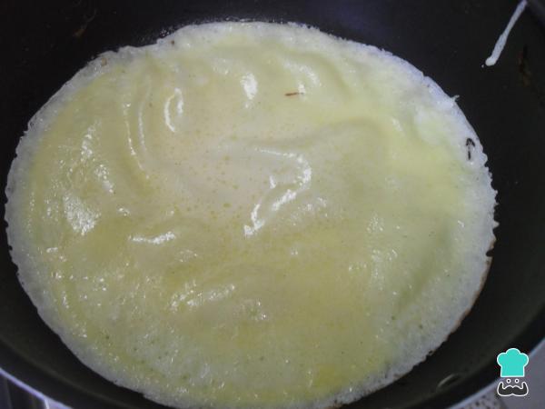 Receita de Crepes sem ovo - Passo 4