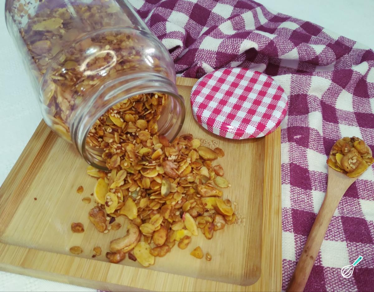 Receita de Granola salgada