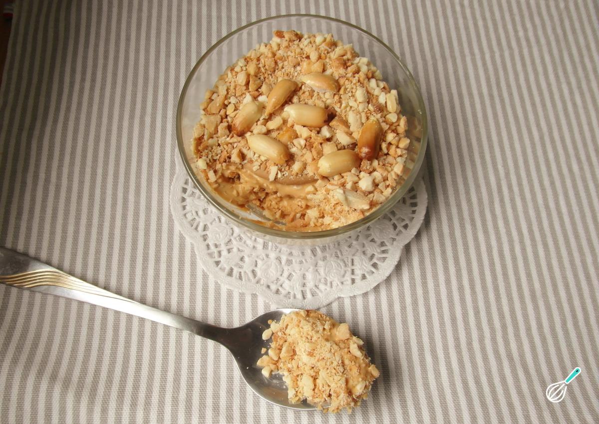 Receita de Pavê de amendoim com doce de leite