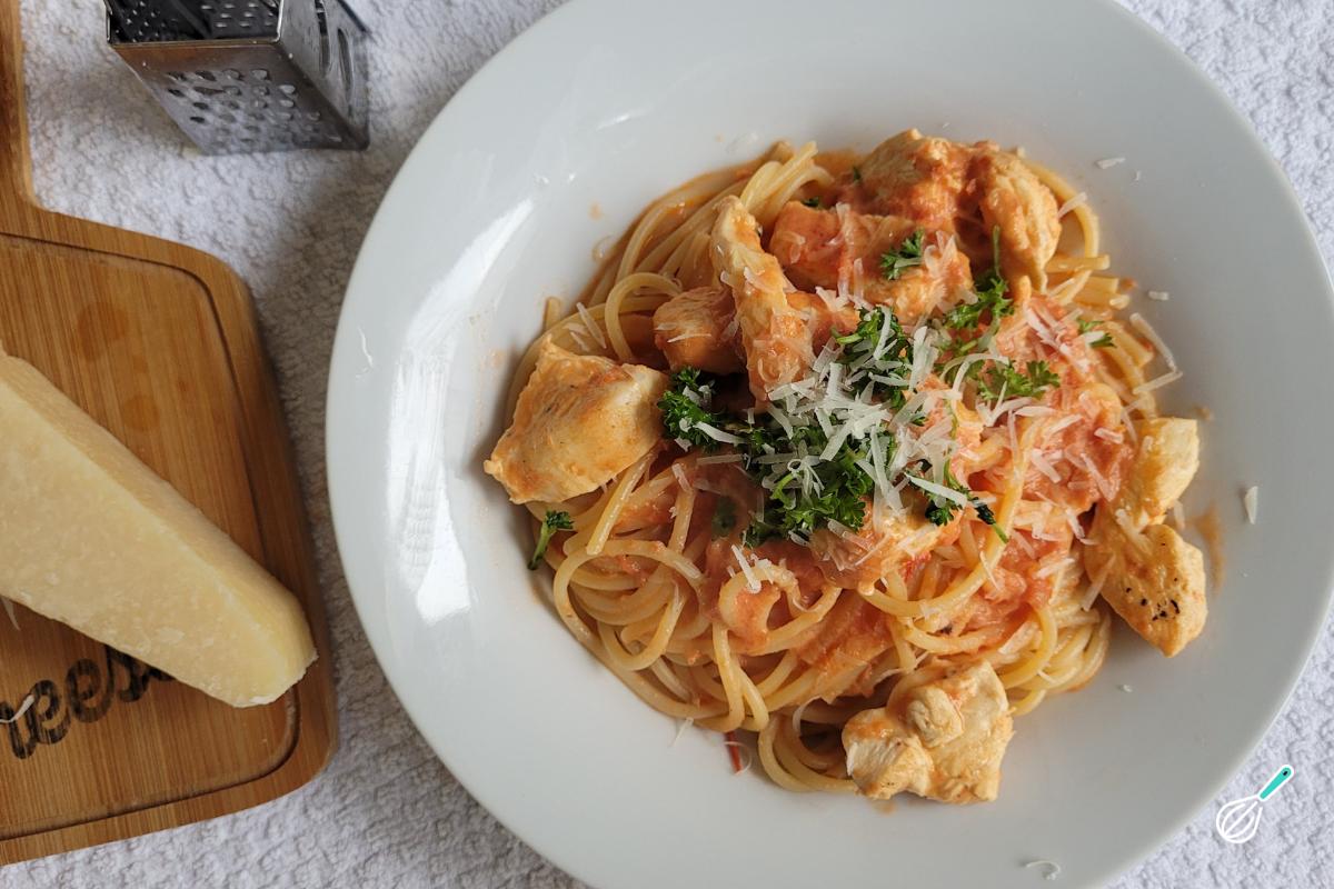 Receita de Macarrão ao molho rose
