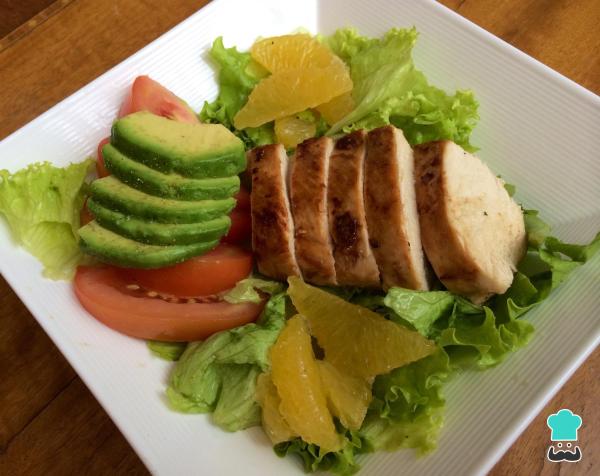 Receita de Salada de frango com gengibre