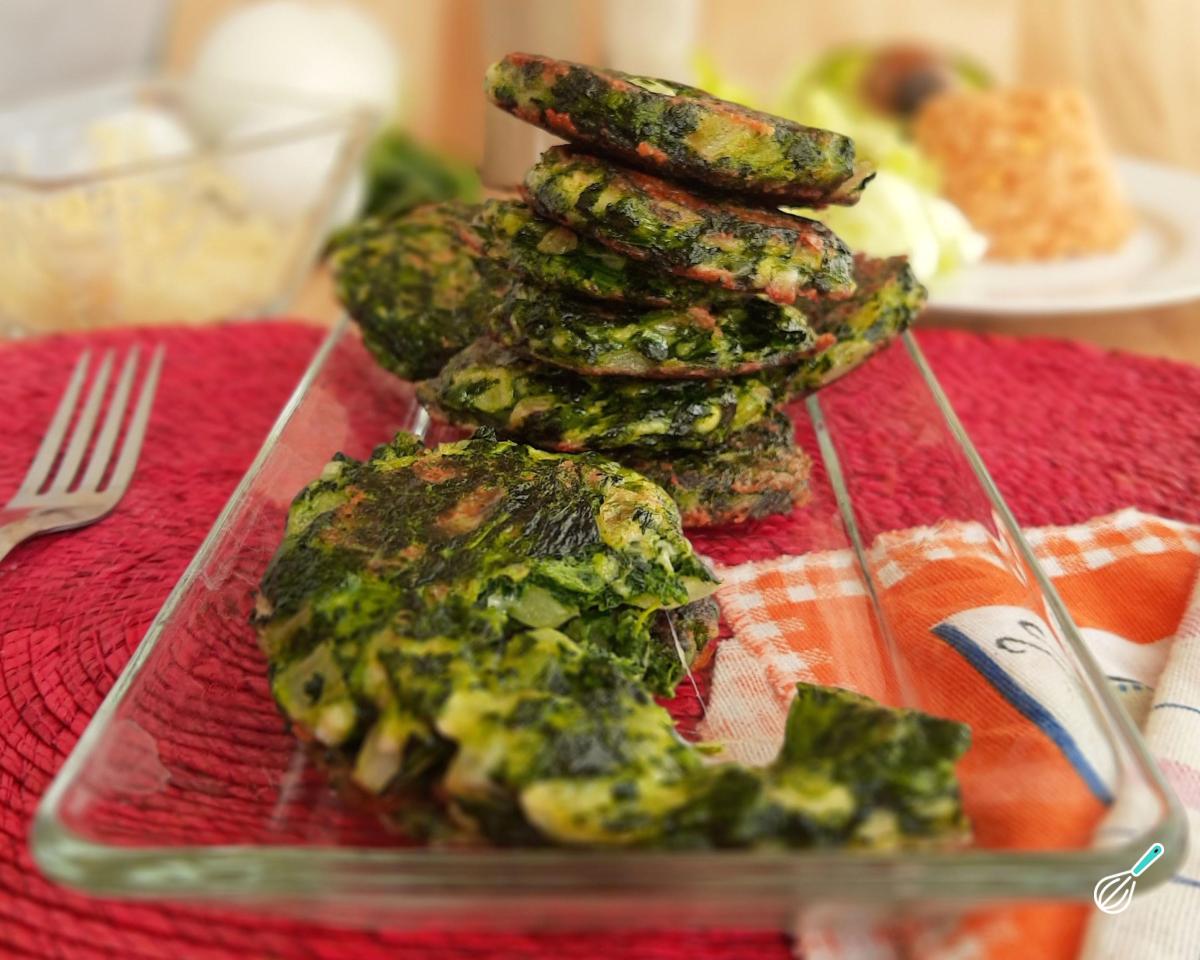 Receita de Bolinho de espinafre com queijo ralado