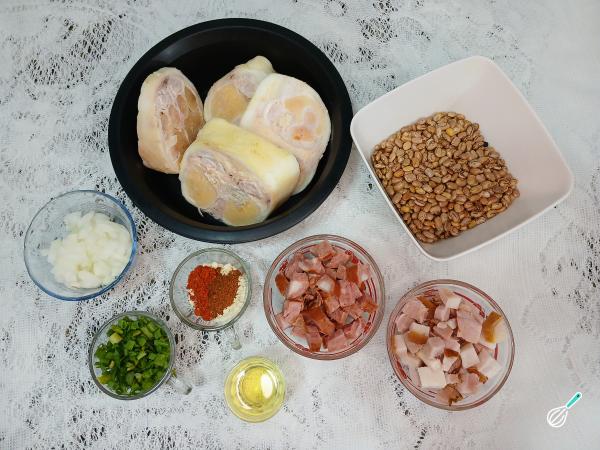 Receita de Feijão com mocotó - Passo 1