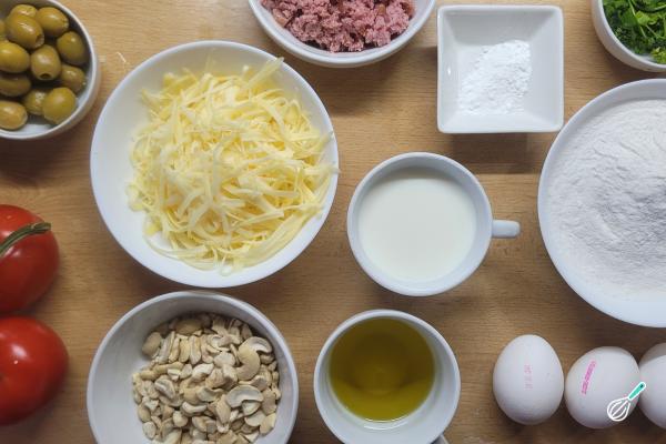 Receita de Torta de tomate de liquidificador - Passo 1