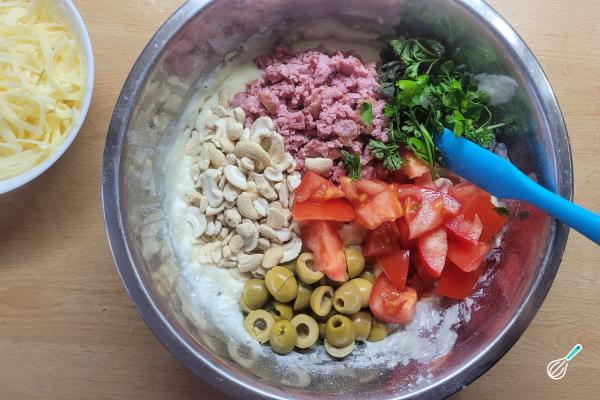 Receita de Torta de tomate de liquidificador - Passo 4