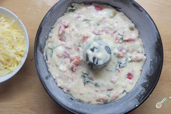 Receita de Torta de tomate de liquidificador - Passo 6