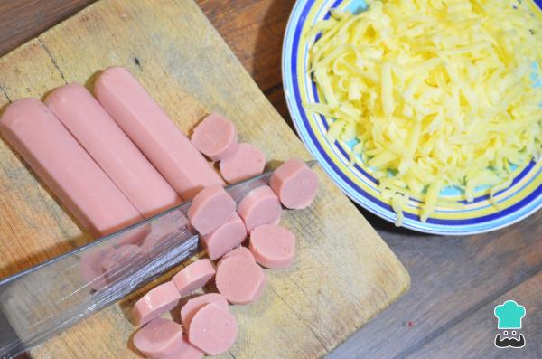 Receita de Chicharrón de queijo - Passo 2