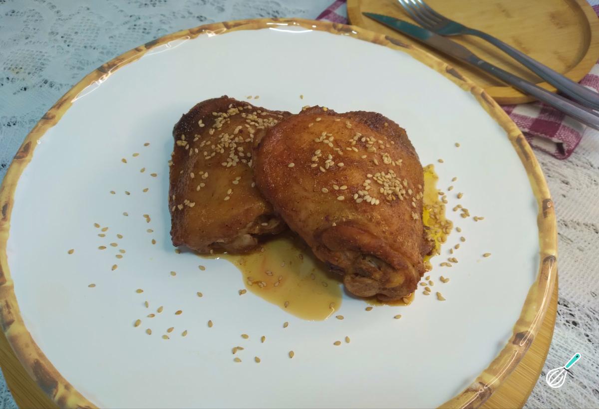 Receita de Frango com shoyu e mel