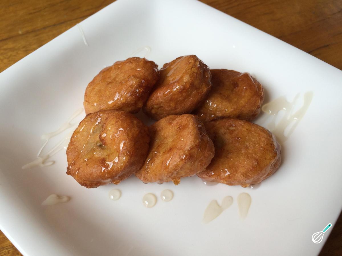 Receita de Banana frita com mel