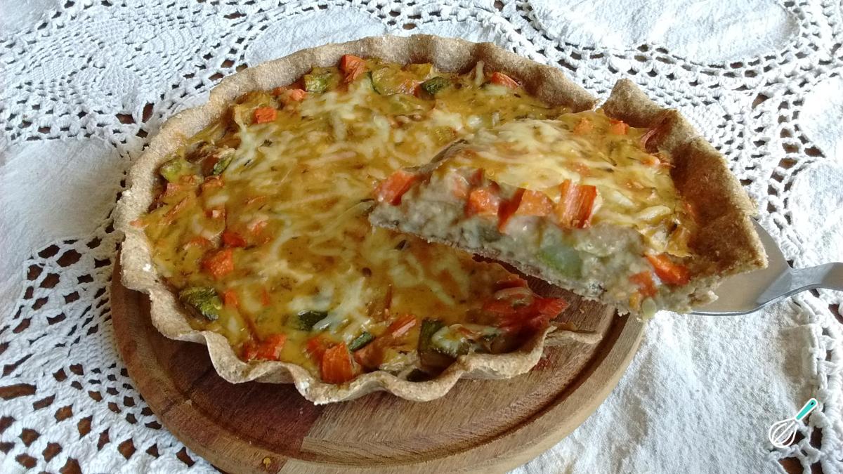 Receita de Torta de abobrinha e cenoura