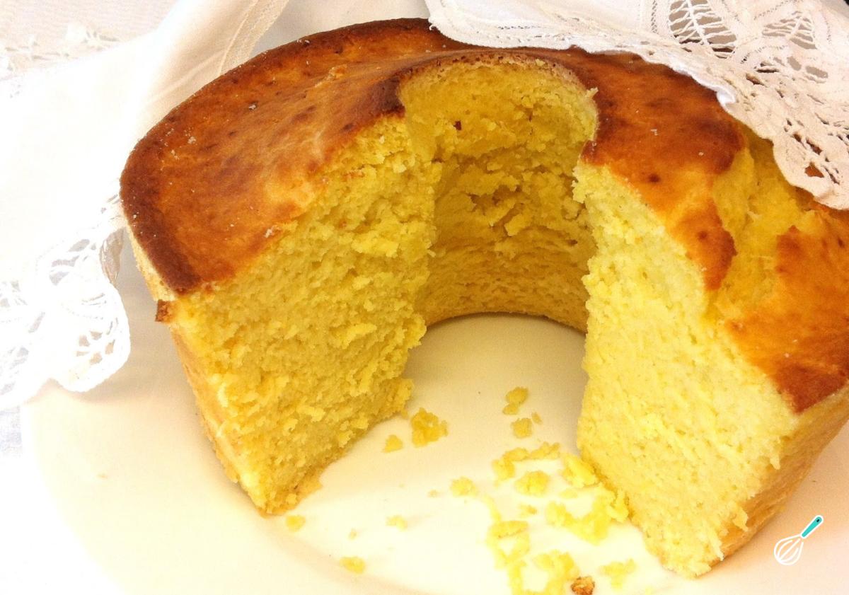 Receita de Bolo de milho verde com queijo minas
