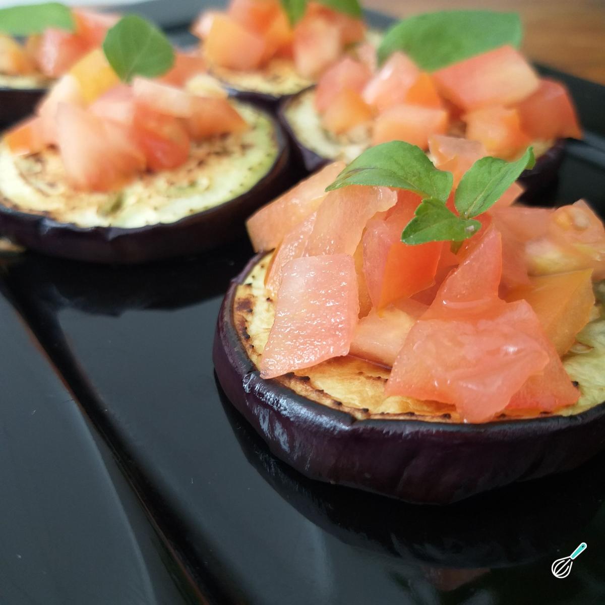 Receita de Brusqueta de berinjela