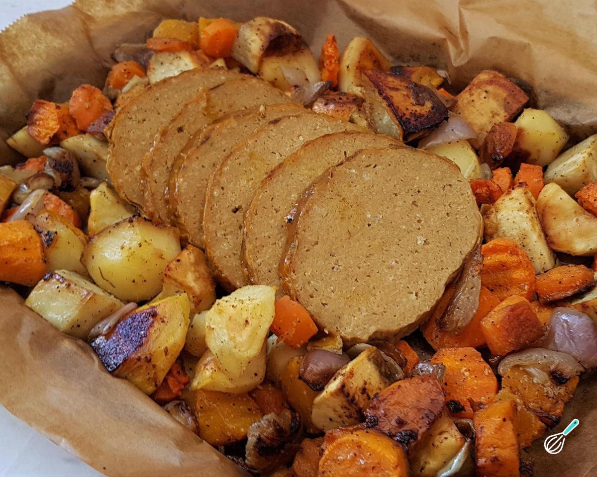 Receita de Rocambole de proteína de soja