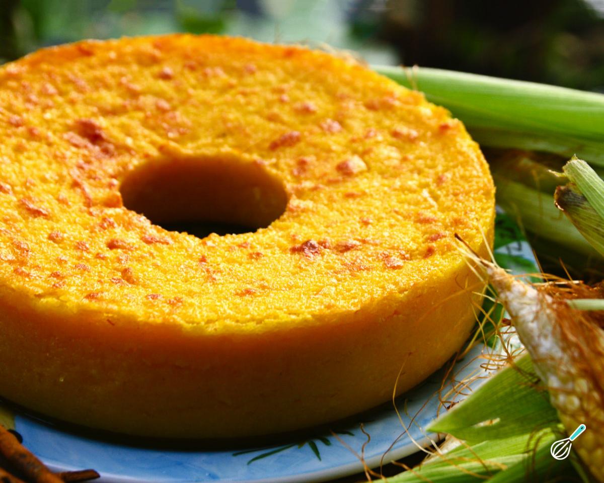 Receita de Pamonha assada doce de liquidificador