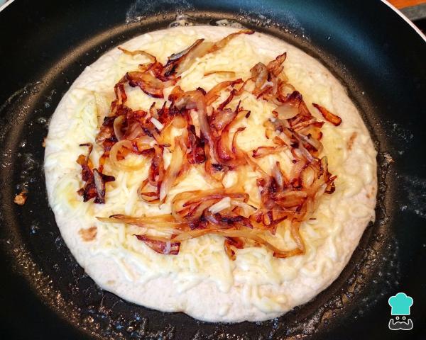 Receita de Quesadilla de queijo - Passo 3