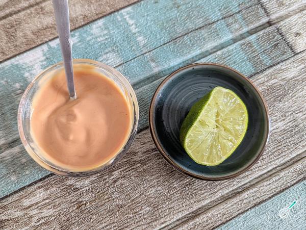 Receita de Salada crocante ao molho rosé - Passo 3