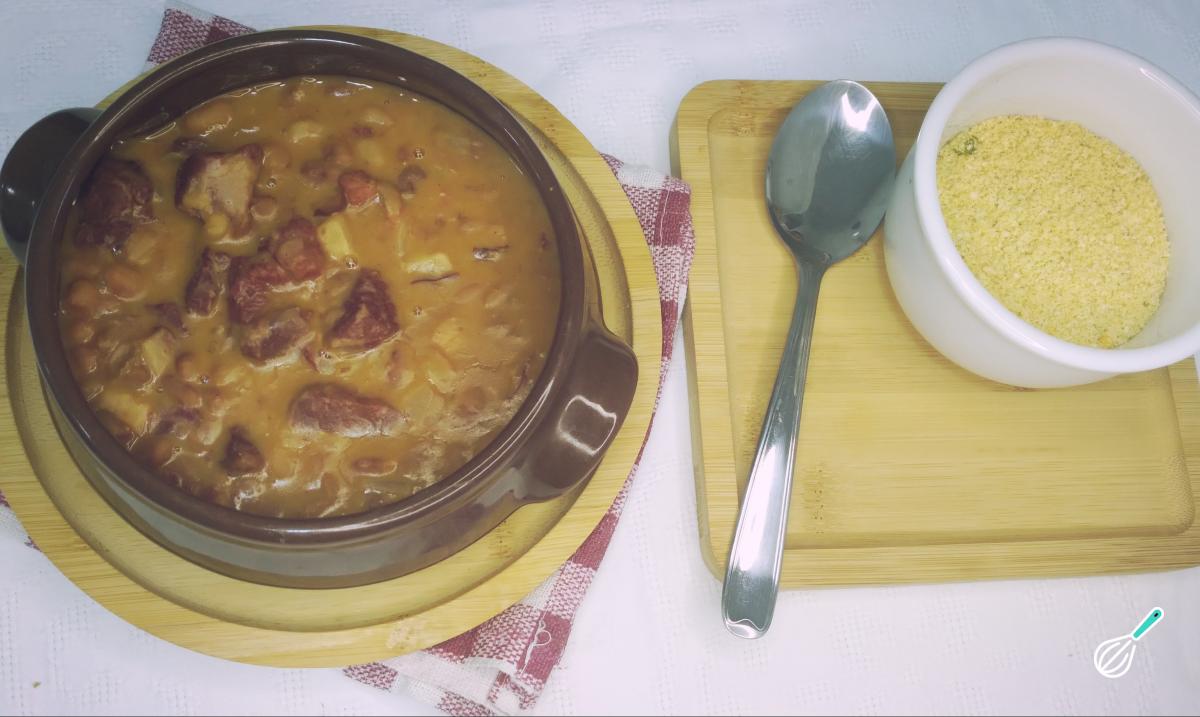 Receita de Feijão com carne seca