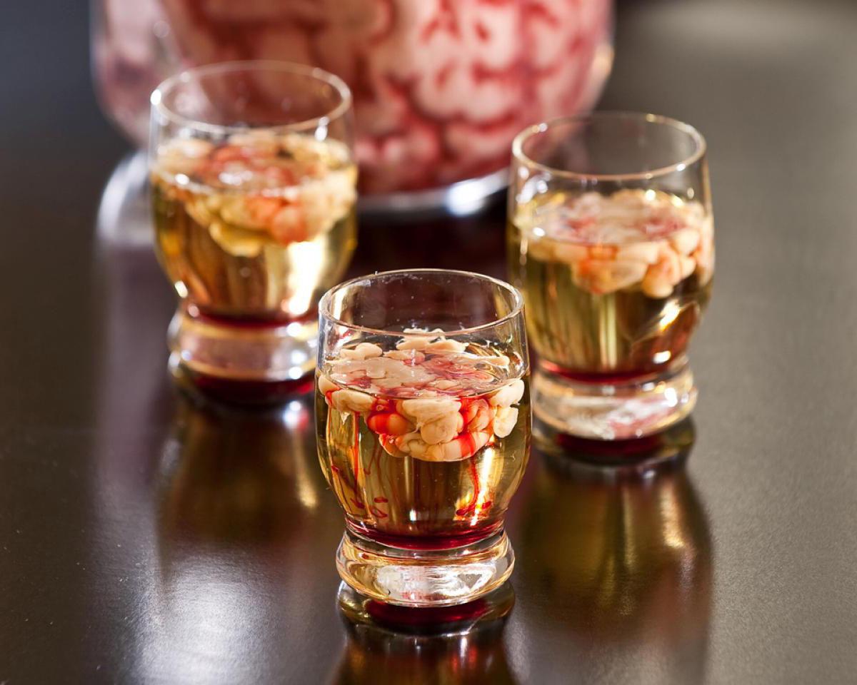 Shot de cérebro de Halloween