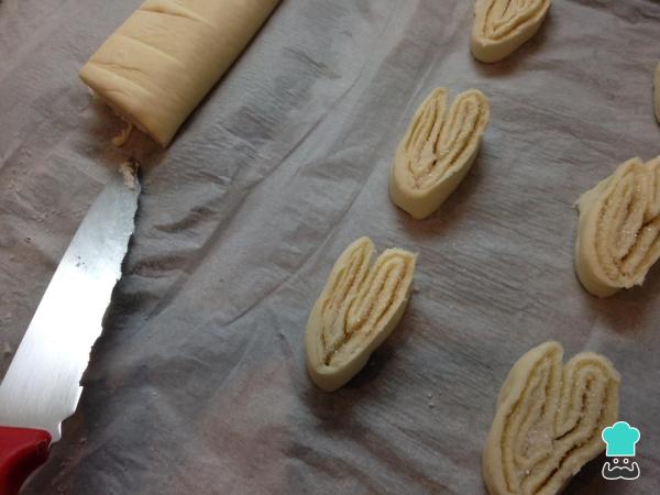 Receita de Palmier com chocolate - Passo 5