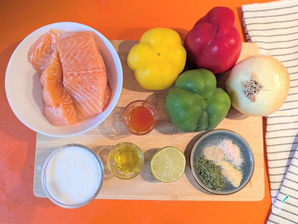 Receita de Moqueca de salmão - Passo 1