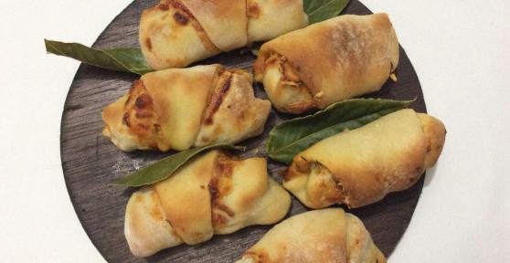 Receita de Rolinhos de pizza