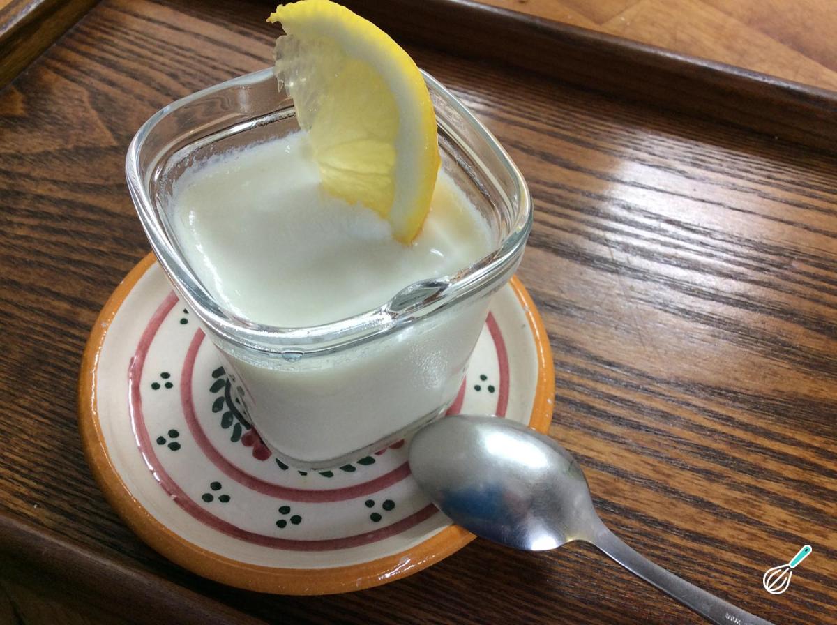 Receita de Iogurte caseiro de limão