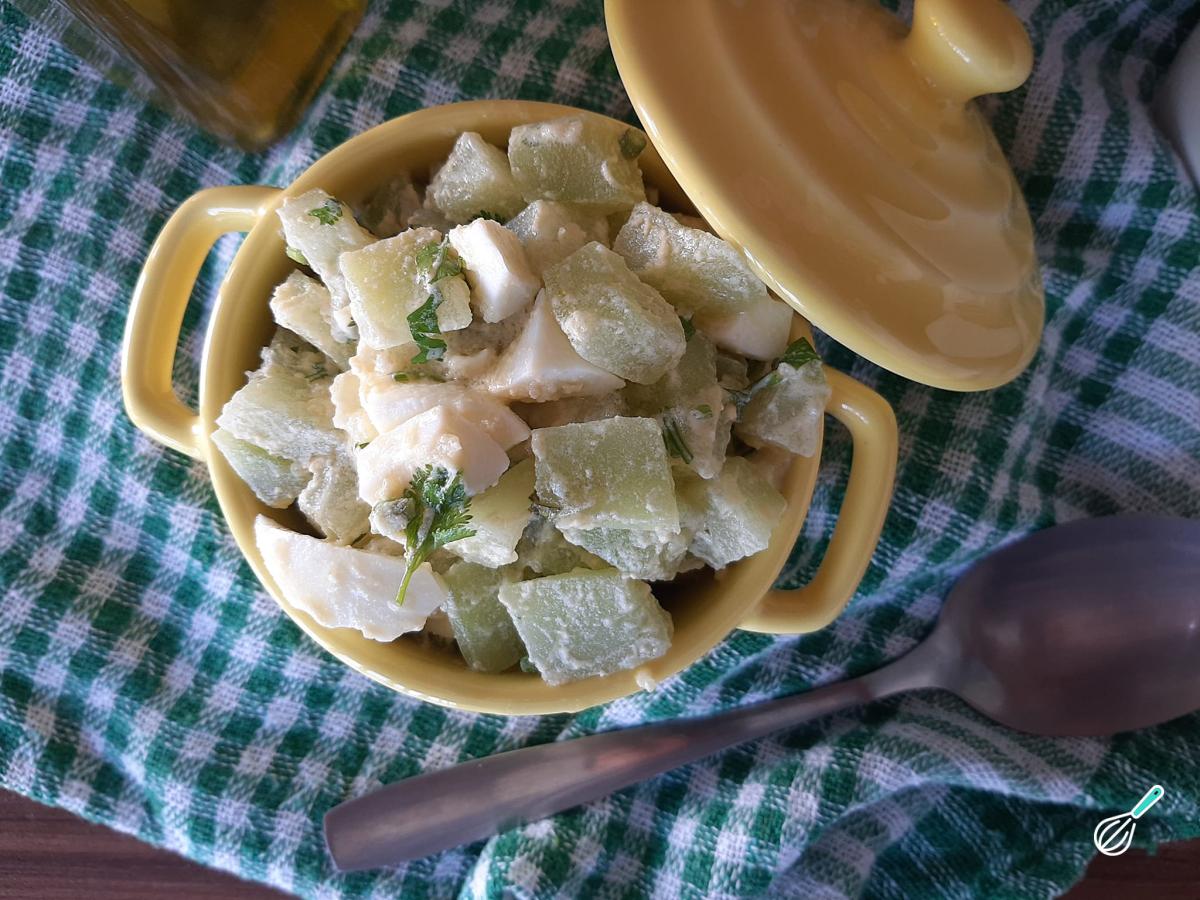 Receita de Salada de chuchu com ovo cozido