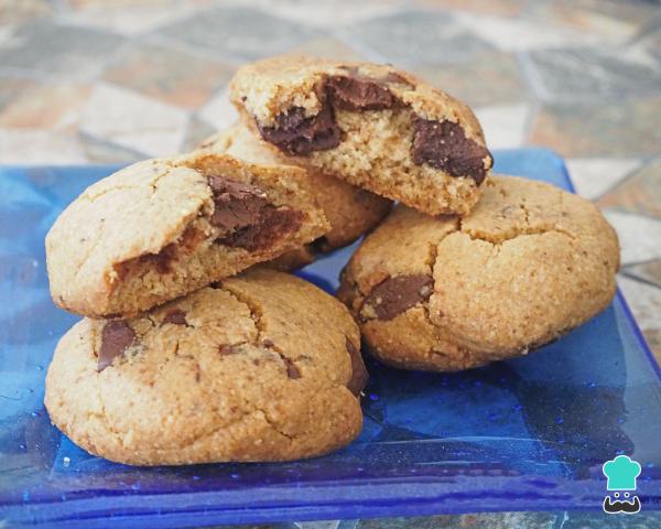 Receita de Biscoito de aveia com chocolate
