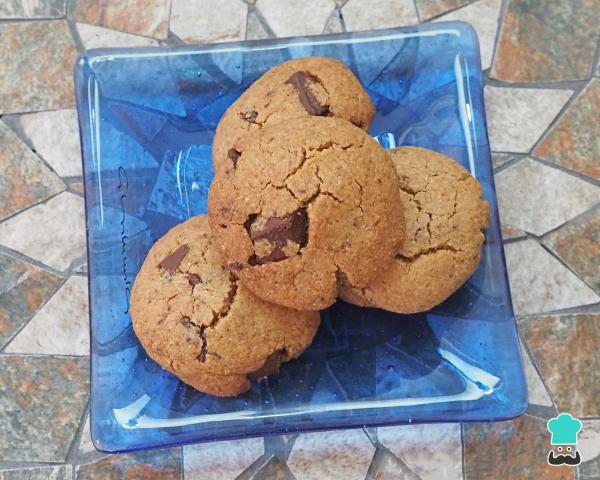 Receita de Biscoito de aveia com chocolate - Passo 8